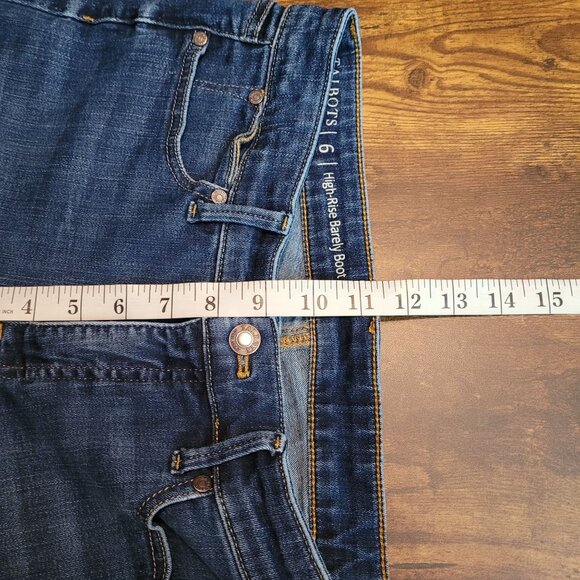 Talbots Jeans Women 6 High Rise Barely Bootcut Flawless Tummy Control Stretch - Picture 8 of 10